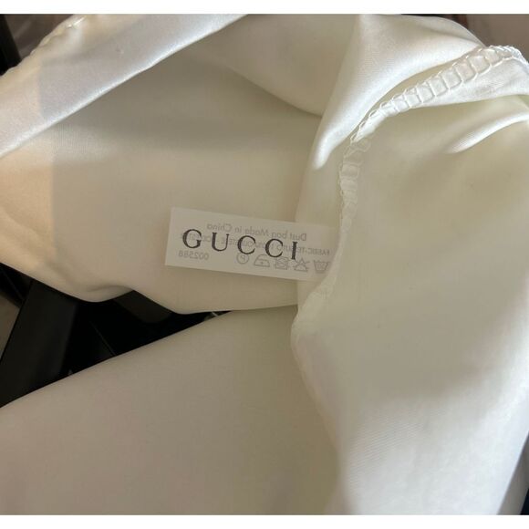 Gucci Lot/2 White Dust Bags Size 17.5x8 - Picture 7 of 7